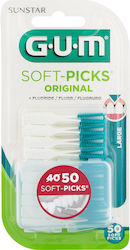 GUM Soft-Picks Original Μεσοδόντιες Οδοντογλυφίδες Large 40τμχ GUM Soft-Picks Original Μεσοδόντιες Οδοντογλυφίδες Large 40τμχ