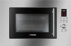 Pyramis 30 Built-in Microwave Oven with Grill 23lt Inox