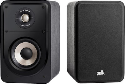 Polk Audio Signature S15e Ζεύγος Ηχείων Hi-Fi Βιβλιοθήκης 100W 2 Δρόμων Π19.05xΒ26.04xΥ30.48εκ. Μαύρο