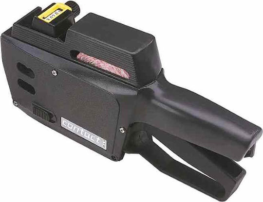 Contact ECO 8.26 Mechanisch Tragbarer Etikettendrucker 1 Zeile in Schwarz Farbe