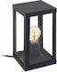 Eglo Alamonte Outdoor Floor Lamp 60W IP44 for E27 Socket Black