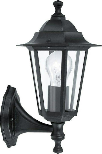 Eglo Laterna Επιτοίχιο Εξωτερικό Φαναράκι E27 IP44 16.5x32x32εκ.