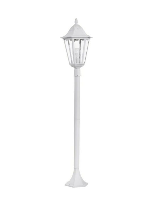 Eglo Navedo Outdoor Floor Lamp Beitrag IP44 for E27 Bulb Weiß