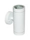 Aca Wall-Mounted Outdoor Spot Light IP54 GU10 White