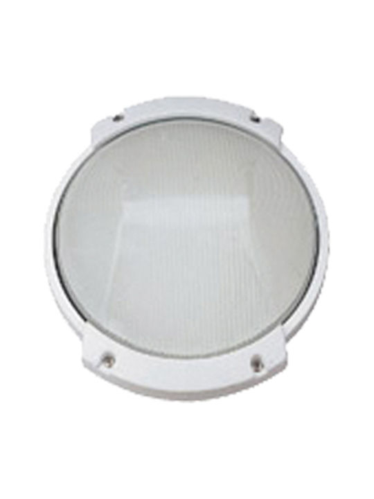 Aca Wall-Mounted Outdoor Turtle Light IP54 E27 White