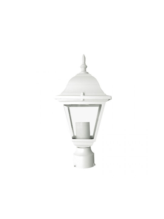 Aca Outdoor Floor Lamp Laterna IP45 for E27 Bulb Weiß