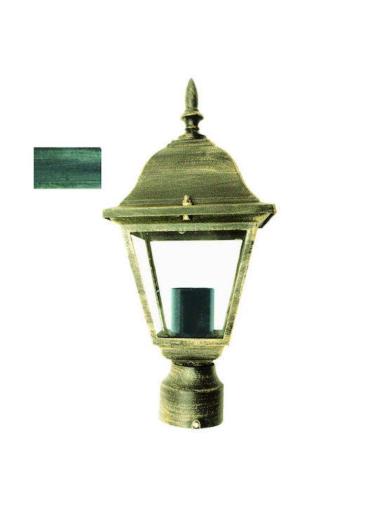 Aca Outdoor Lattern Lamp E27 Green