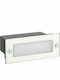 Aca Wall-Mounted Outdoor Spot Light IP54 with Integrated LED Silver