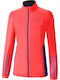 Mizuno Breath Thermo Jacket Women's Running Short Sports Jacket Windproof for Spring or Autumn Red