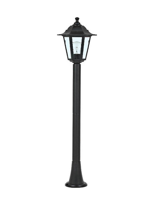 Aca Lamp Post Outdoor IP44 for Socket E27 Black