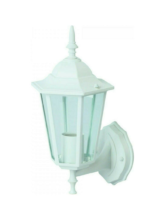 V-TAC Wall-Mounted Outdoor Lantern IP44 E27 White