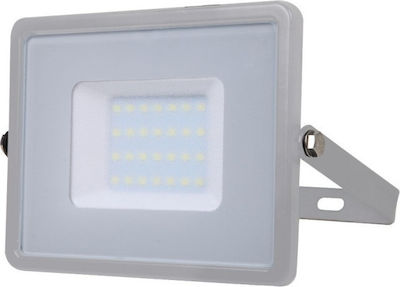 V-TAC Rezistent la apă Proiector LED 30W Alb Natural 4000K IP65