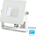 V-TAC Waterproof LED Floodlight 20W Warm White 3000K IP65