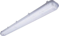 Eurolamp Single-Ended Outdoor Lighting Batten T8 with 1 Slot for LED Lamp 60cm