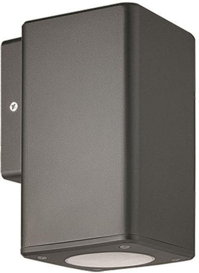 Eurolamp Wall-Mounted Outdoor Spot Light GU10 IP65 9.9x7.6x14.8εκ.