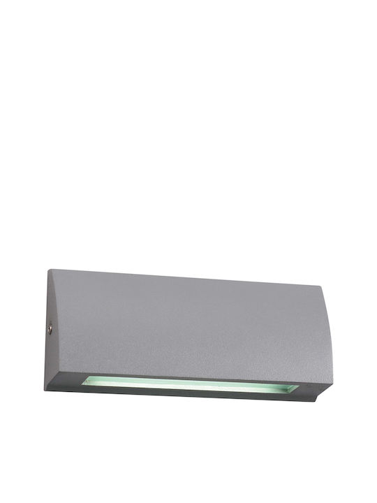 Viokef Tech Waterproof Wall-Mounted Outdoor Ceiling Light IP54 with Integrated LED Gray