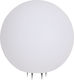Viokef Vegas Lumină Globul pentru Exterior 25W IP65 pentru Soclu E27 Alb