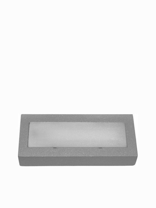 Adeleq Wall-Mounted Outdoor Ceiling Light LED IP54 0.6W with Warm White Light 12.1x5.1εκ.