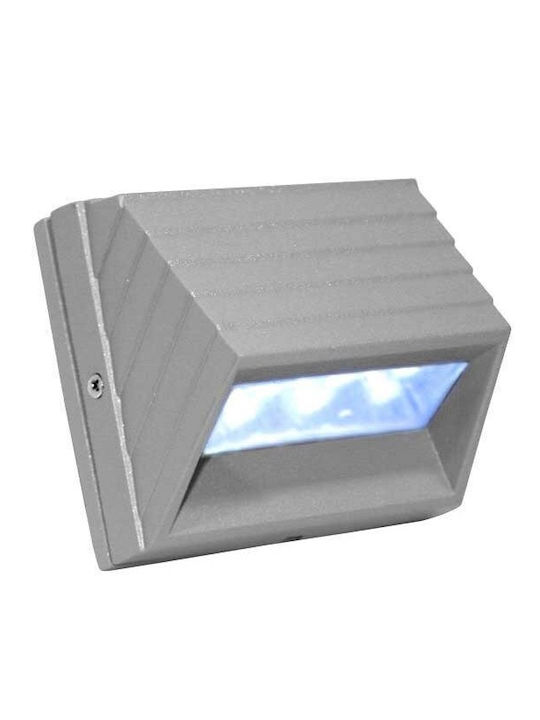 Adeleq Стенен Външен Плафон LED IP54 1W с Синя светлина