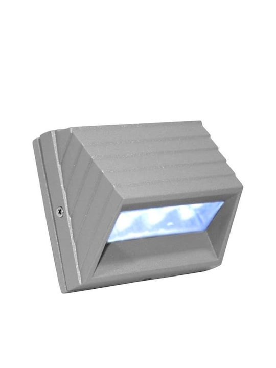Adeleq Стенен Външен Плафон LED IP54 1W с Синя светлина
