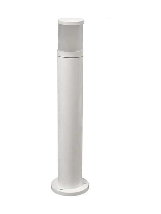 Adeleq Lamp Small Post Outdoor IP44 for Socket E27 White