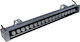 Adeleq Außenstehlampe LED Wall Washer 18W mit Blauem Licht IP65 Graue