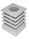 Adeleq Επιτοίχια Εξωτερική Πλαφονιέρα E14 IP44