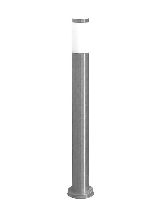 Adeleq Outdoor Floor Lamp Kleine Post IP44 for E27 Bulb Silber