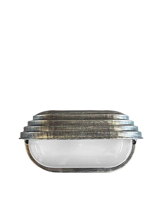 Heronia SLP-200 Lumină de exterior montată pe perete E27 IP23 11x20.5x10.5εκ.
