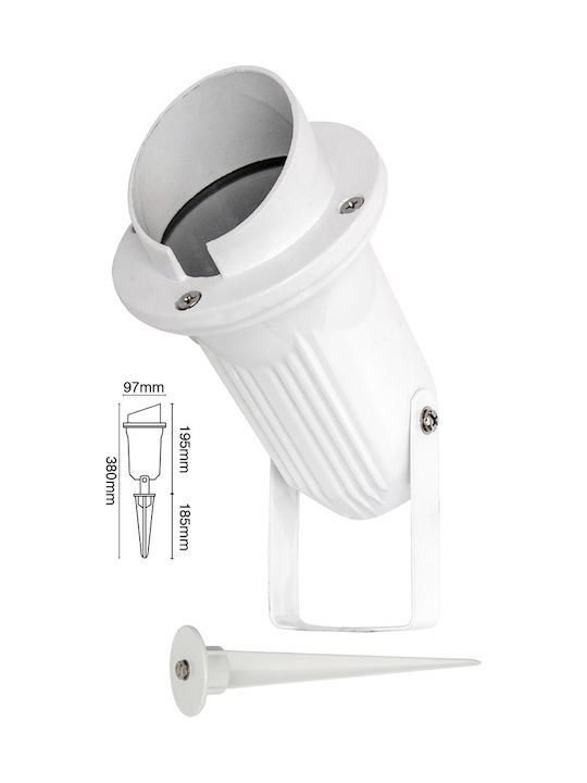 VK Lighting Στεγανό Φωτιστικό Led Καρφωτό 56610...