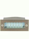 VK Lighting Стенен Външен Плафон LED IP54 1.2W с Синя светлина 11x4.4εκ.