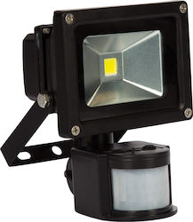 VK Lighting Waterproof LED Floodlight 10W with Motion Sensor 3000K