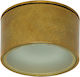 VK Lighting Wasserdicht Spot Deckenleuchte für den Außenbereich GX53 in Bronze Farbe 74168-206677