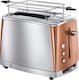 Russell Hobbs Luna Toaster 2 Schlitze 1550W Kupfer