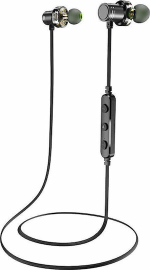 Awei X670BL In ear Bluetooth хендсфри Слушалки с Устойчивост на Пот Черен