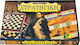 Board Game 3 in 1 Στρατηγική for 2 Players 8+ Years Old Argy Toys