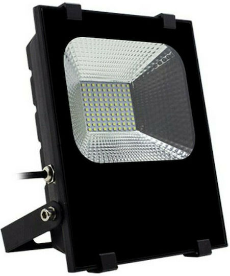 Spot Light Στεγανός Προβολέας LED 50W Ψυχρό Λευκό 6000K IP65