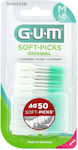 GUM Soft-Picks Original Μεσοδόντιες Οδοντογλυφίδες Regular Πράσινες 50τμχ