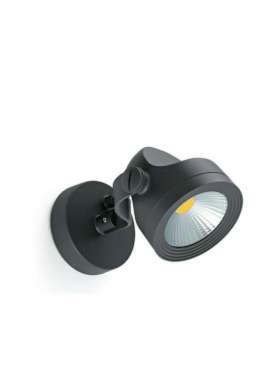 Faro Barcelona Alfa Wall-Mounted Outdoor Spot Light LED IP65 13W with Warm White Light