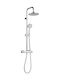 Karag Shower Column with Mixer 105cm Silver