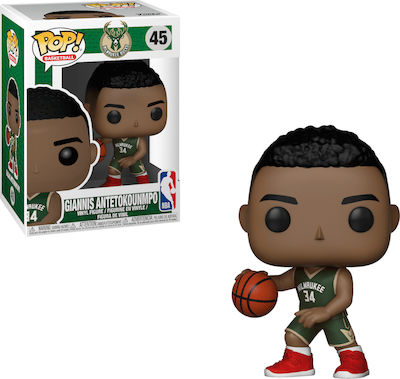 Funko Pop! Basketball: NBA Milwaukee Bucks - Giannis Antetokounmpo 45