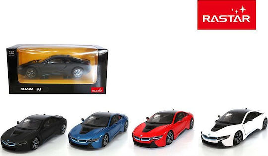 Rastar Die Cast BMW I8 Scale 1:24 Multi Designs Car 1:24 for 3+ Years (Various Designs) 1pc