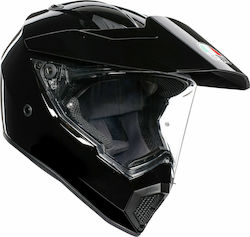 AGV AX-9 Dual On-Off Helmet with Pinlock DOT / ECE 22.05 1540gr Gloss Black KR3800