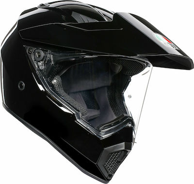 AGV AX-9 Dual Gloss Black Motorradhelm Ein-Aus DOT / ECE 22.05 1540gr KR3800