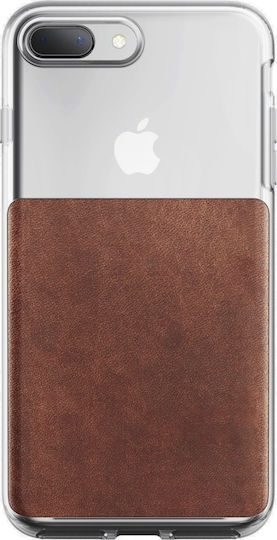 Nomad Back Cover Δερμάτινο Καφέ (iPhone 8/7 Plus)