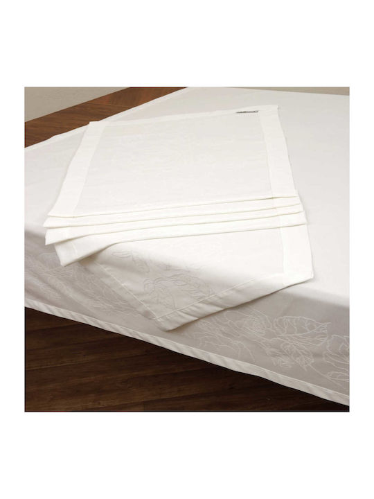 Anna Riska 2410 Cotton Tablecloth 2 White 165x320cm