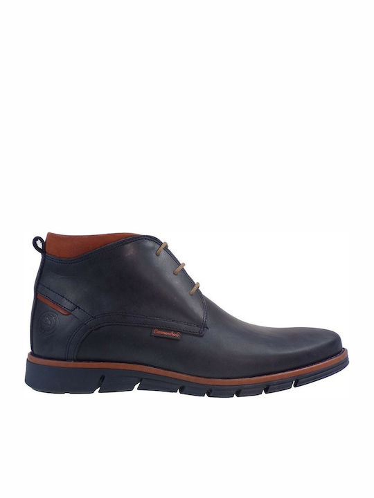 Commanchero Original Men's Leather Boots Navy Blue