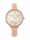 Daisy Dixon Bella Γυναικείο Ρολόι 36mm Μπαταρίας με Ροζ Δερμάτινο Λουράκι