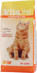 Giuntini Vita Day Croccantini Mix Cat Dry Food with Meat / Vegetables 2kg