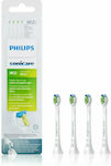 Philips Sonicare W2c Optimal White Capete de schimb pentru Periuța de dinți electrică Compact HX6074/27 4buc